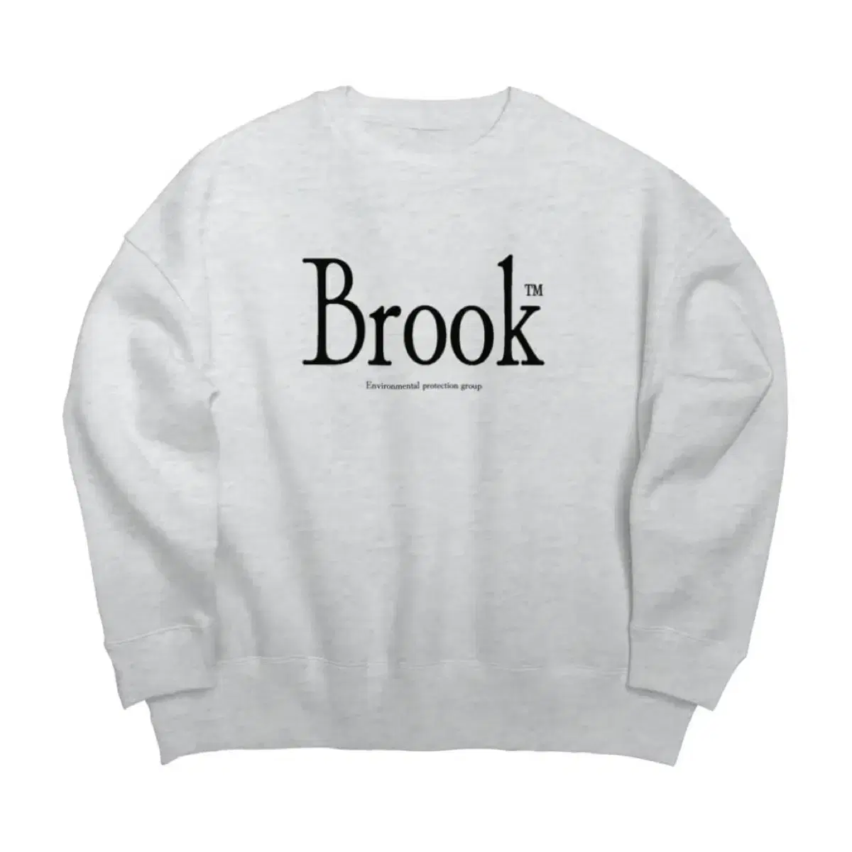 [L] brook 브룩 로고 스웻 24aw